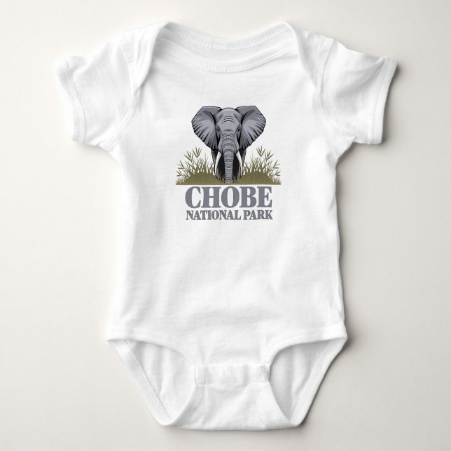 Chobe National Park Botswana Baby Strampler (Vorderseite)