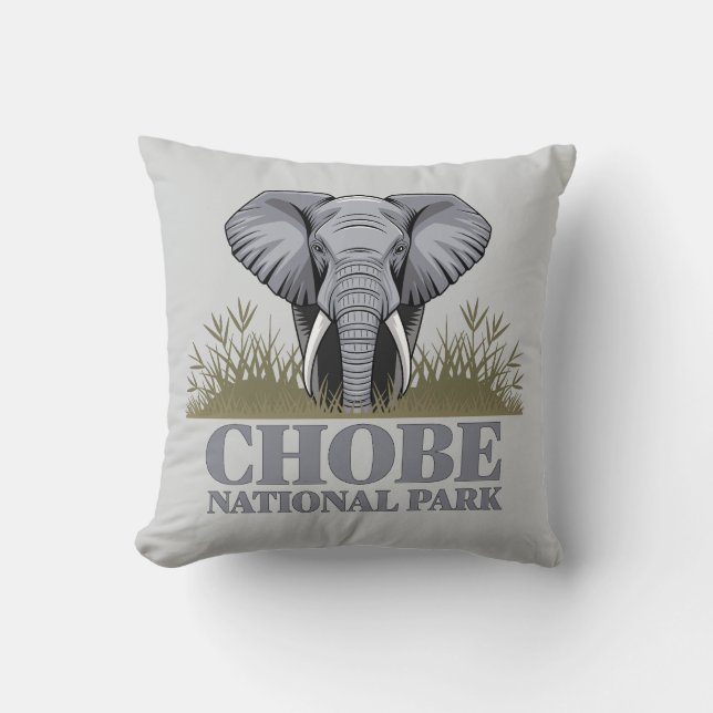 Chobe National Park Botswana Kissen (Vorderseite)