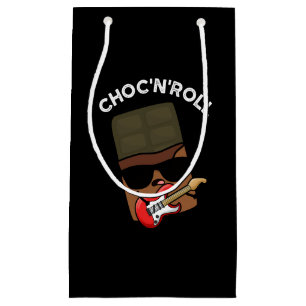 Choc and Roll Funny Chocolate Pub Dark BG Kleine Geschenktüte