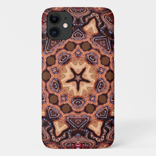 ChocChip Mandala iPhone 4 Case-Mate ID™ Case-Mate iPhone Hülle (Rückseite)