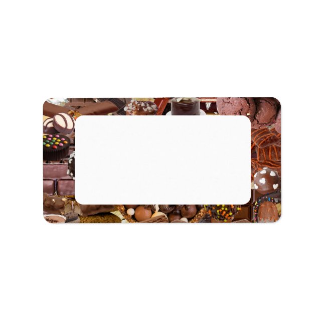 Chockablock Adressaufkleber (Vorne)