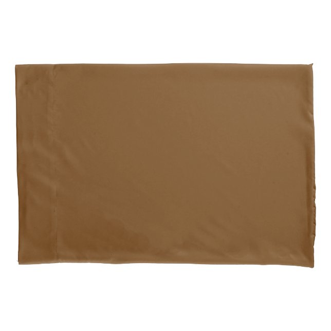 Choco Brown Farbe leicht anpassen Kissenbezug (Vorderseite-Links)