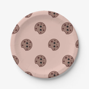 Choco-Chip-Cookies Musterpapiere Teller