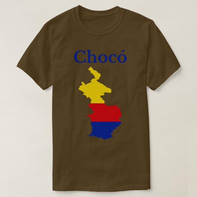 Choco Department Map Kolumbien T-Shirt (Design vorne)