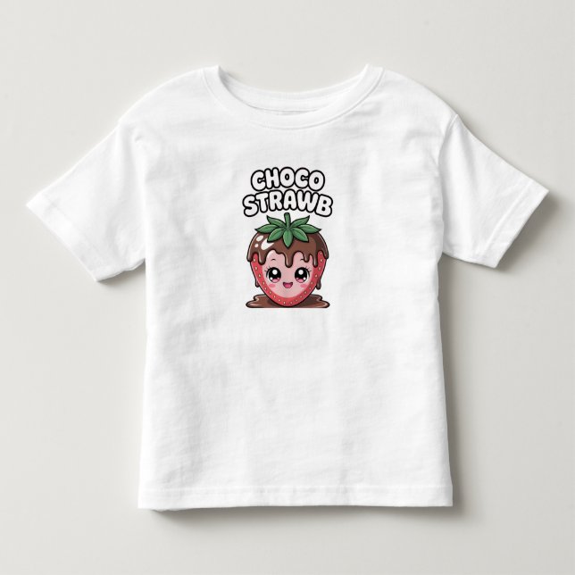 CHOCO ERDBEERE KLEINKIND T-SHIRT (Vorderseite)