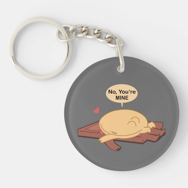 Choco Pancake Niedlich Lovers Schlüsselanhänger (Vorderseite)