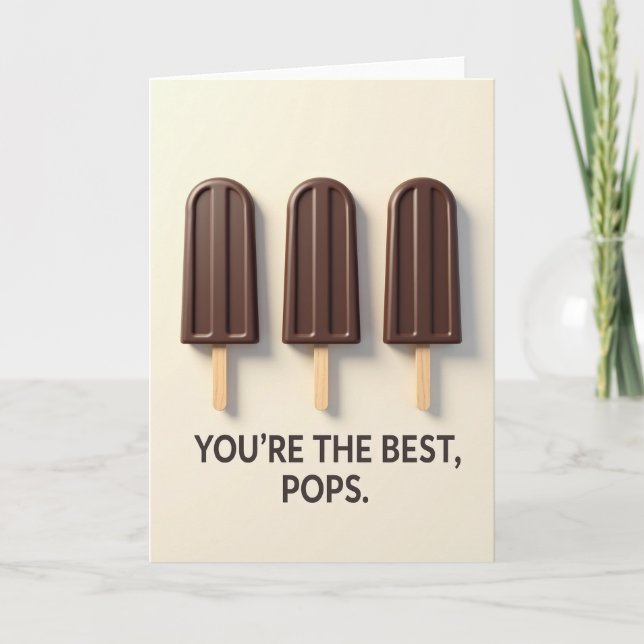 Choco Pops Best Pops Karte (Vorderseite)