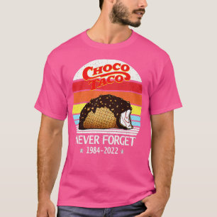 Choco Taco Vergessen Sie nie Retro Style Funny Pre T-Shirt