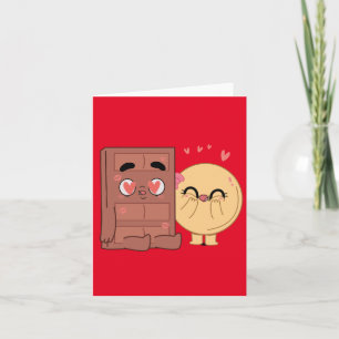 Choco und Pancake Paare Liebe Valentine Matching Einladung