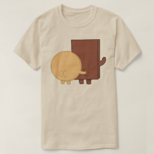 Choco und Pancake spielen T-Shirt