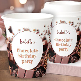 Chocoating Hot Chocolate Kakao Weißbraun Name Pappbecher