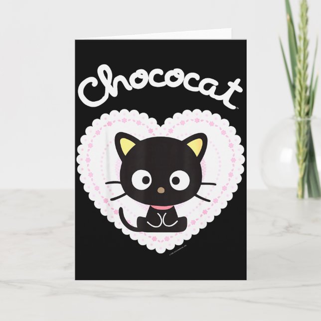 Chococat Sweet Valentine T-Shirt  Karte (Vorderseite)