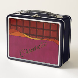 Chocoholic: Chocolate bar Metall Brotdose