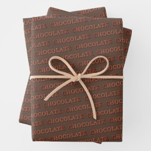 Chocoladen-Geschenk nach Maß Geschenkpapier Set