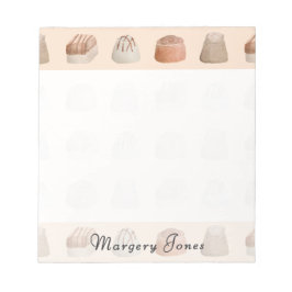 Chocoladen Wasserfarbe Individuell Notizblock