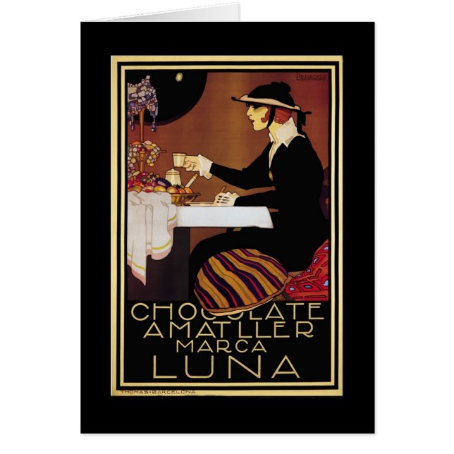 Chocolat Amatller Frau (Vorne)