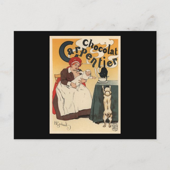 Chocolat Carpentier Postkarte (Vorderseite)