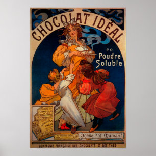 Chocolat Ideal Vintag PosterEurope Poster