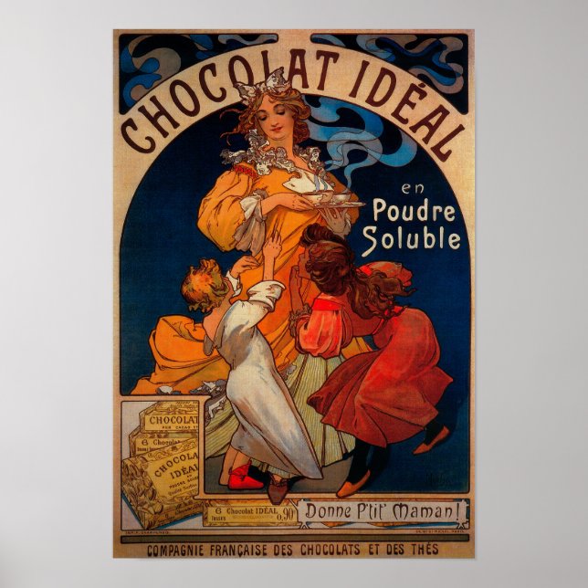 Chocolat Ideal Vintag PosterEurope Poster (Vorne)