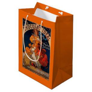 Chocolat Ideal Vintage Poster Europa Mittlere Geschenktüte