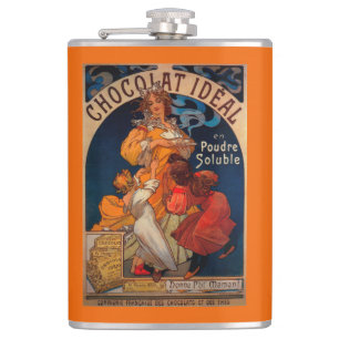 Chocolat Ideal Vintage PosterEuropa Flachmann