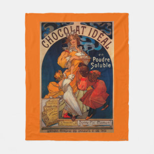 Chocolat ideales Vintages PosterEurope Fleecedecke