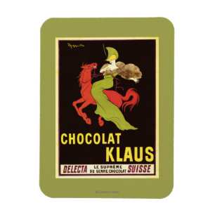 Chocolat Klaus Anzeige-Plakat Magnet