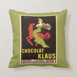 Chocolat Klaus Werbeplakat Kissen