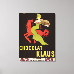 Chocolat Klaus Werbeplakat Leinwanddruck