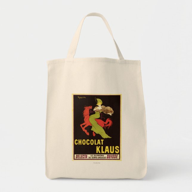 Chocolat Klaus Werbeplakat Tragetasche (Vorne)