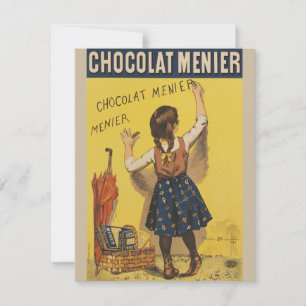 Chocolat Menier Little Girl Wall