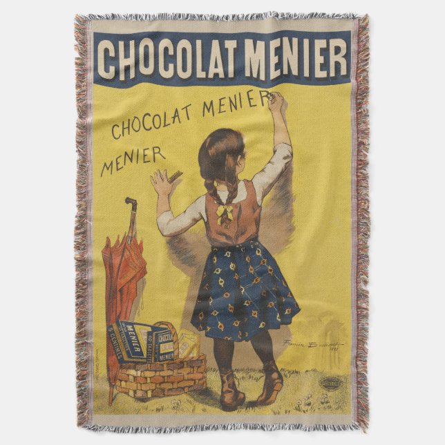 Chocolat Menier Little Girl Wall Decke (Vorderseite Vertikal)