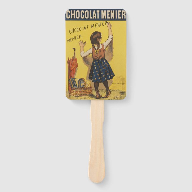 Chocolat Menier Little Girl Wall Fächer (Vorderseite)