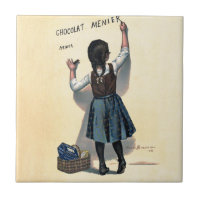 Chocolat Menier Little Girl Wall