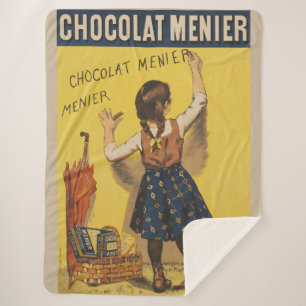 Chocolat Menier Little Girl Wall Sherpadecke