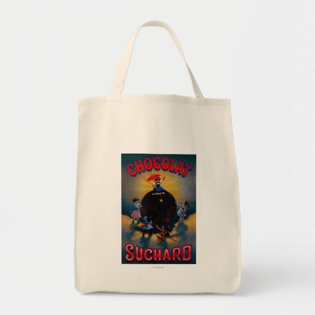 Chocolat Suchard Vintag PosterEurope Tragetasche (Vorne)