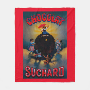 Chocolat Suchard Vintage Plakat Europa Fleecedecke
