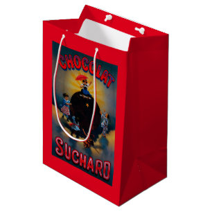 Chocolat Suchard Vintage Plakat Europa Mittlere Geschenktüte