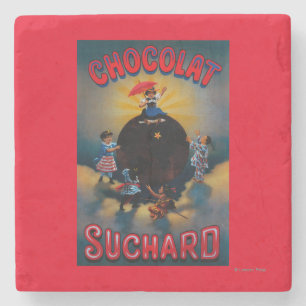 Chocolat Suchard Vintages PosterEurope Steinuntersetzer