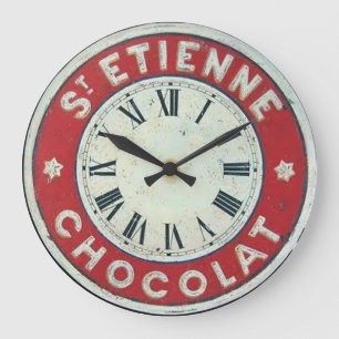 Chocolat-Wanduhr Große Wanduhr