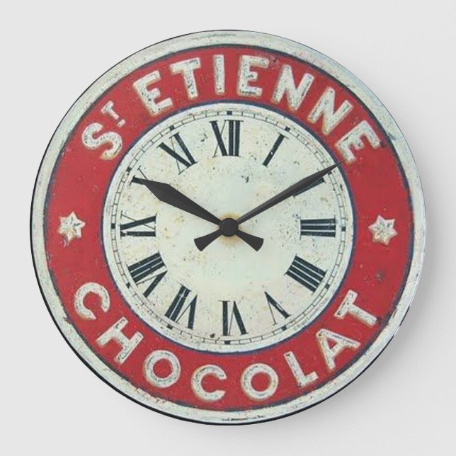 Chocolat-Wanduhr Große Wanduhr (Vorderseite)