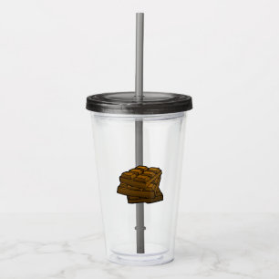 Chocolate-Acryltumbler Acryltrinkbecher