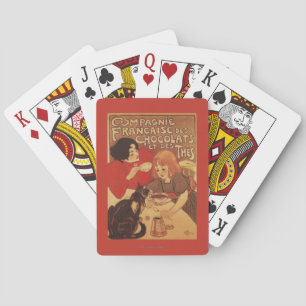 Chocolate and Tea Co Mutter und Tochter Spielkarten
