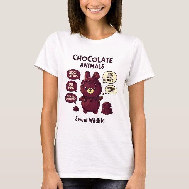 Chocolate Animals Chocoholic Tee (Vorderseite)