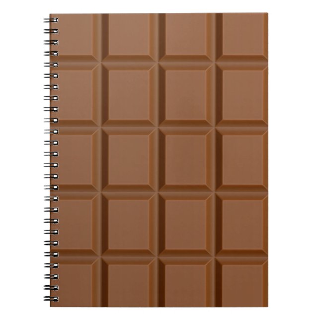 "Chocolate Bar" - benutzerdefiniertes Notebook Notizblock (Vorderseite)