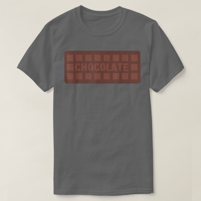 Chocolate Bar Milk Cocoa Brownie Cake Baking  754 T-Shirt (Design vorne)