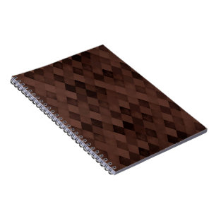 Chocolate Brown Diamonds Notizblock