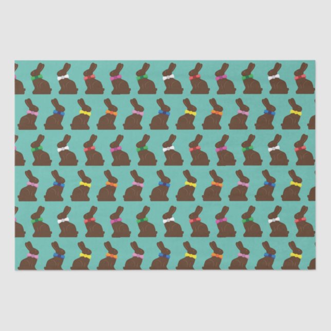 Chocolate Bunnies Seidenpapier (Vorderseite)