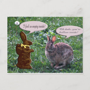 Chocolate Bunny Postkarte