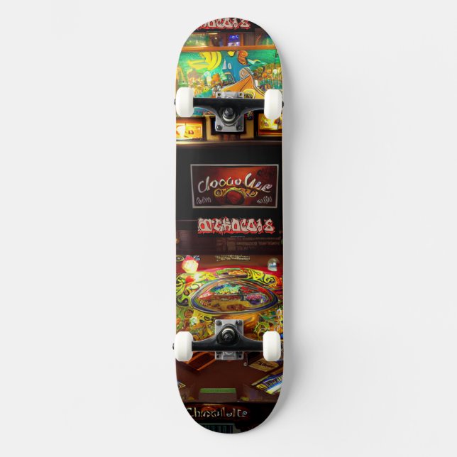 "Chocolate Cafe Brun" Skateboard (Vorderseite)